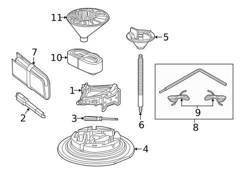 Jack & Components for 2017 Buick Cascada #0