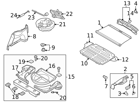 Interior Trim - Rear Body for 2012 Hyundai Elantra #0
