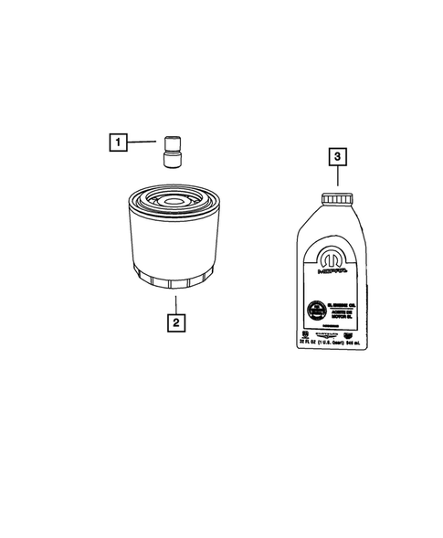Engine Oiling, Oil Pan and Indicator (Dipstick) for 2018 Dodge Challenger #1