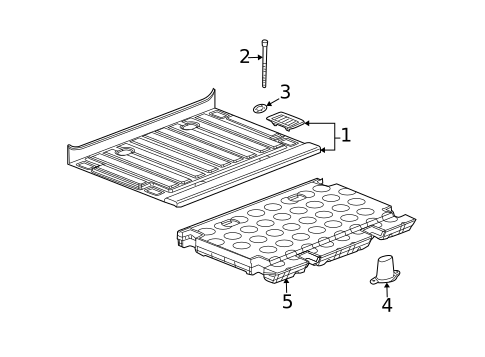 Interior Trim - Rear Body for 2009 Hummer H2 #1
