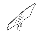 MR525731 - : Door Glass for Mitsubishi: Lancer Image
