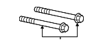 6508246AA - Electrical: Alternator Bracket Bolt for Mopar Image