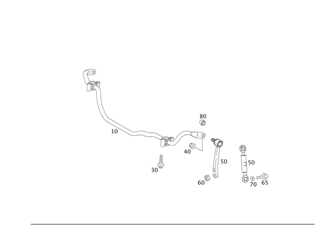 2303202311 - Springs, Suspension and Hydraulics: Torsion Bar for Mercedes-Benz: SL500, SL55 AMG, SL550, SL600, SL63 AMG, SL65 AMG Image image