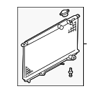 253103F800 - Cooling System: Radiator for Kia: Amanti Image