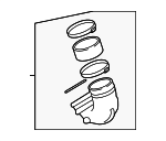 11618057992 - Cooling System: Air Inlet Tube for BMW: M3, M4 Image