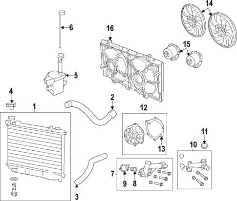 Cooling System for 2013 Chevrolet Caprice #0