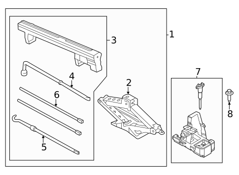 Hardware, Fasteners & Fittings for 2021 Ford F-150 #0