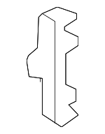 95B616143 - : Air Suspension Compressor Line Bracket for Porsche: Macan Image