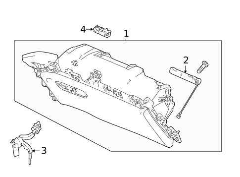 Glove Box for 2023 Acura MDX #0