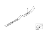 51472466364 - Retrofitting / Conversion / Accessories: Front Right Entrance Cover for BMW Image