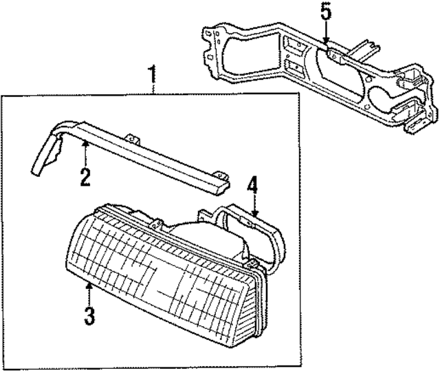 GJ37510B9 - : Headlight Molding for Mazda Image