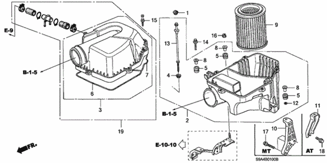 Air Cleaner for 2003 Honda CR-V #0