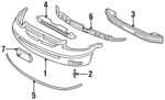 4857073 - Body: Bumper Cover for Chrysler: Town &amp; Country Image
