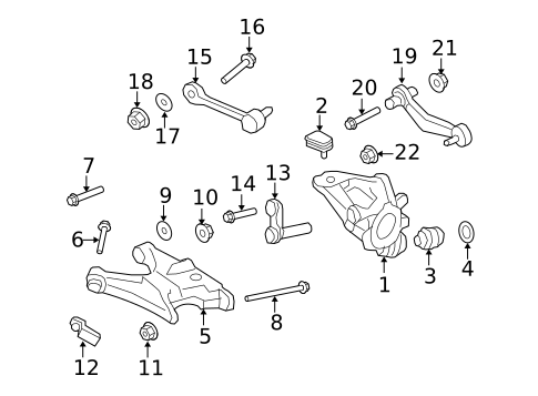 Rear Suspension for 2011 BMW X6 #0
