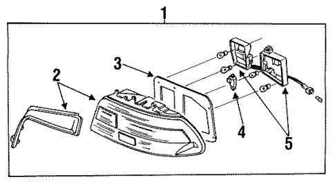 Combination Lamps for 1993 Acura Legend #0