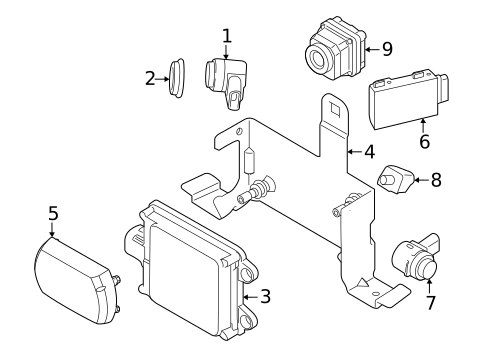 Parking Aid for 2016 BMW 750i #1