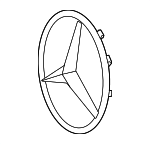 8800500 - Accessories: Grille Emblem for Mercedes-Benz Image