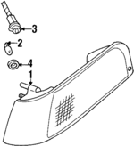 F3AZ14A297A - Electrical: Harness Gasket for Ford: Crown Victoria Image