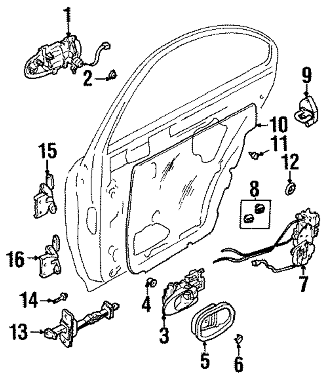 K9A45833275 - : Handle Cover Cap for Kia Image