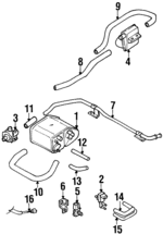 1856851G00 - : Inlet Hose for Suzuki Image