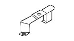 9J1825199 - Body: Center Support Lower Bracket for Porsche Image