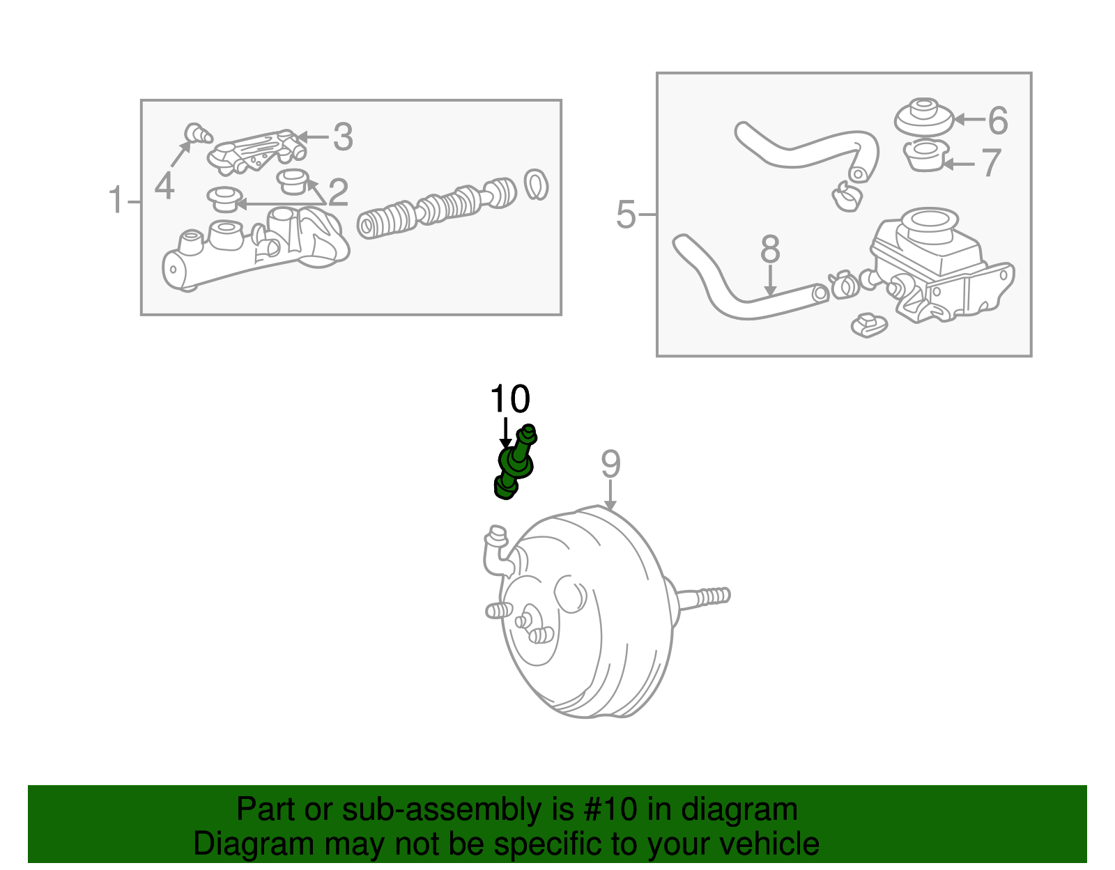 4473028030 - Power Brake Booster Check Valve. Knowledgeable