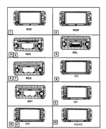 5064761AD - : Mw/FM/DVD/HDD/mp3/Rear Camera Radio for Chrysler: Sebring | Dodge: Avenger, Caliber, Challenger | Jeep: Commander, Compass, Patriot Image