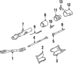7843584 - Steering: Lower Shaft for GM Image