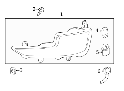 Bulbs - Chassis for 2011 Chevrolet Volt #3