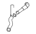282722S310 - : Inlet Pipe for Kia: Sorento Image