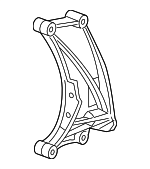 95860325200 - Cooling System: Belt Tensioner Bracket for Porsche: Cayenne, Panamera Image