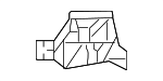 7B0807114A - Body: Fender Bracket for Volkswagen Image