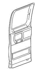 25759386 - Body: Trim Panel for Chevrolet: Express 1500, Express 2500, Express 3500 | GMC: Savana 1500, Savana 2500, Savana 3500 Image