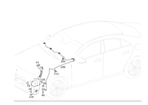 Windshield Washer for 2026 Mercedes-Benz CLA35 AMG #0