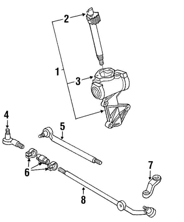 E5TZ3590B - Steering: Steering Pitman Arm for Ford: F-150, F-250, F-250 HD, F-350, F-Super Duty Image