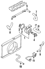 8970302080 - : Pipe for Isuzu Image