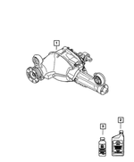 52111938AF - Front Axle; Corporate 200 MM; Differential and Drive Line: Service Front Axle for Mopar Image