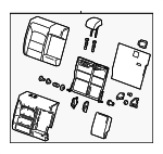 84495853 - Body: Seat Back Assembly for Chevrolet: Malibu Image