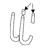 2C3Z5705AA - Suspension: U-Bolt for Ford: Excursion, F-250, F-250 HD, F-250 Super Duty, F-350 Super Duty, F-450 Super Duty, F-550 Super Duty Image