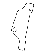 8665289 - Body: Armrest Bracket for Volvo: S60, S60 Cross Country, S80, V70, XC70 Image