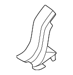2368856502 - Belts &amp; Cooling: Radiator Support Air Duct for Mercedes-Benz Image