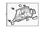 84601SLNA01ZA - Body: Lower Quarter Trim for Honda: Fit Image