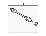 GD702560XA - Suspension: Axle Shaft Assembly for Mazda: CX-9 Image