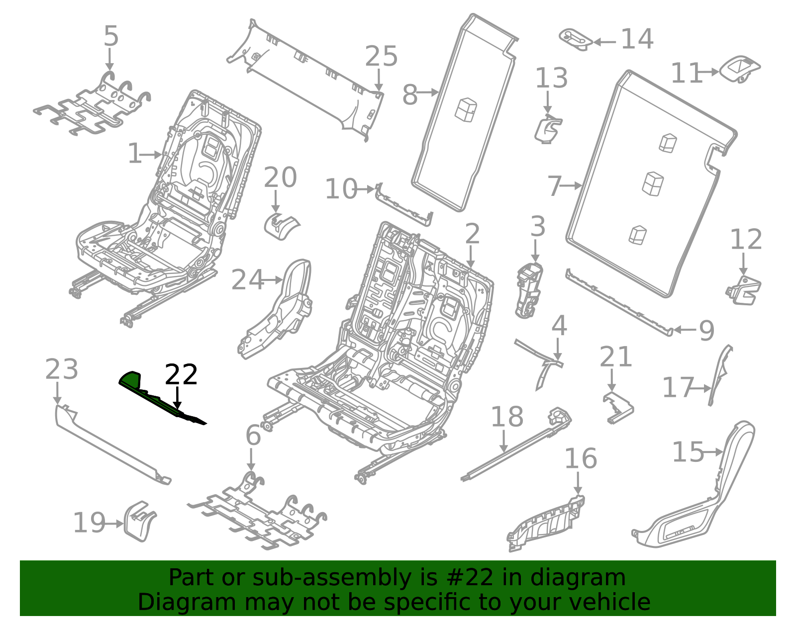 52-20-7-498-275 - High-Quality Front Trim for 2019-2023 BMW X5 ...