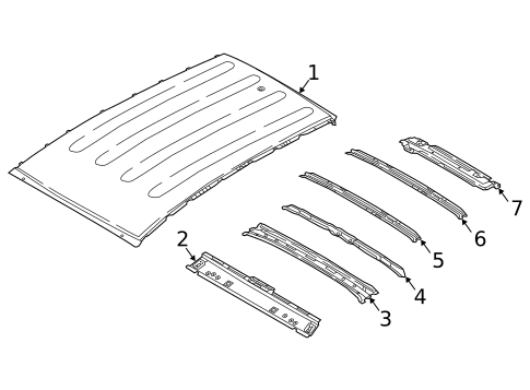 Roof & Components for 2022 Hyundai Tucson #0