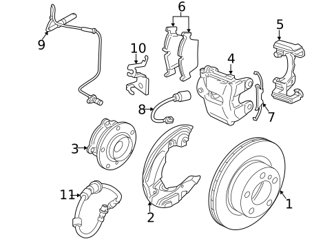Anti-Lock Brakes for 2013 BMW 128i #1
