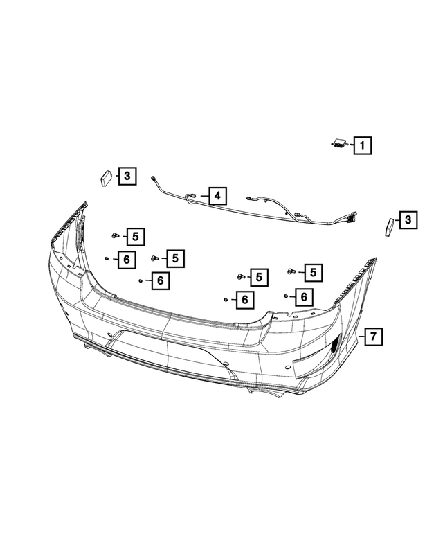 4672782AA - : Blind Spot Detection Module for Dodge: Charger Image
