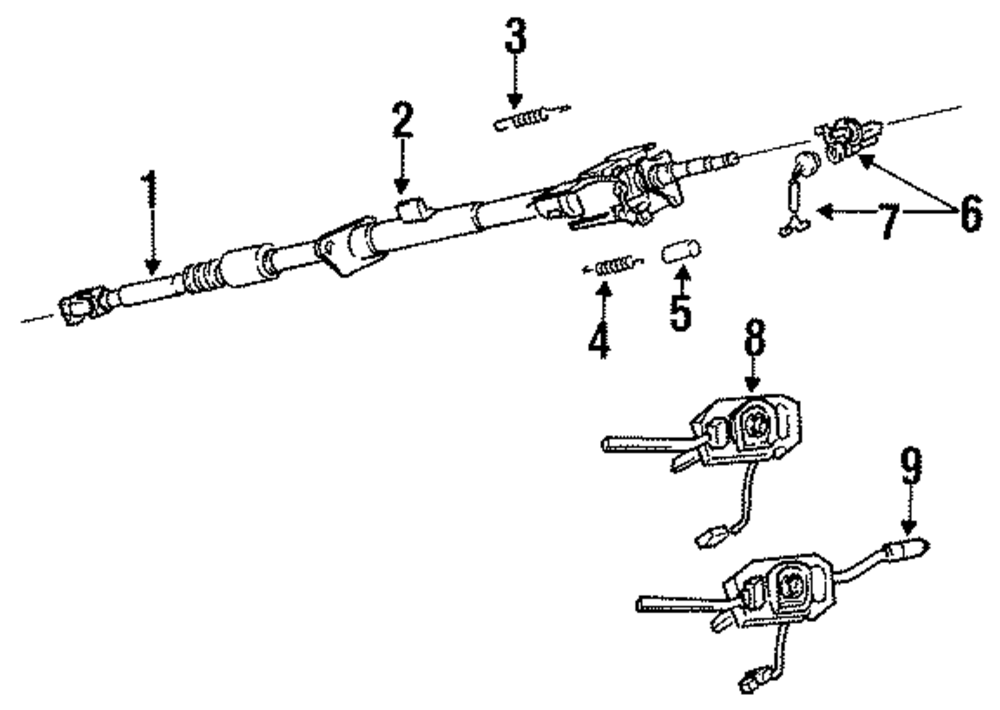 ぺんぺんページ 1988-1995 Isuzu Ignition Switch 8970209980 | Isuzu Parts Center