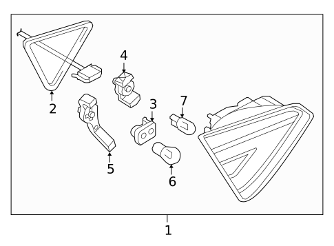 Bulbs - Chassis for 2010 Audi A5 Quattro #0