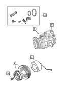 5278724AA - Air Conditioning &amp; Heater: Air Conditioning Compressor for Mopar Image